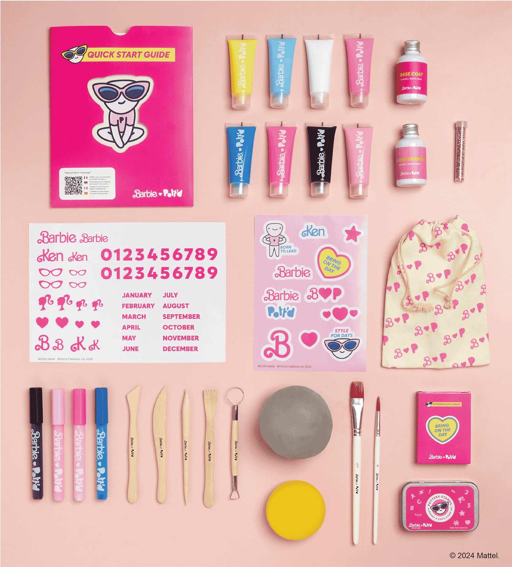Barbie™ x Pott’d Morning Routine Home Pottery Kit - Image 3